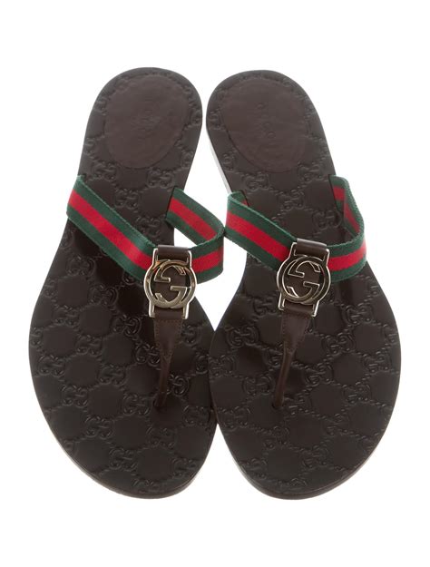 gucci slide in sandals